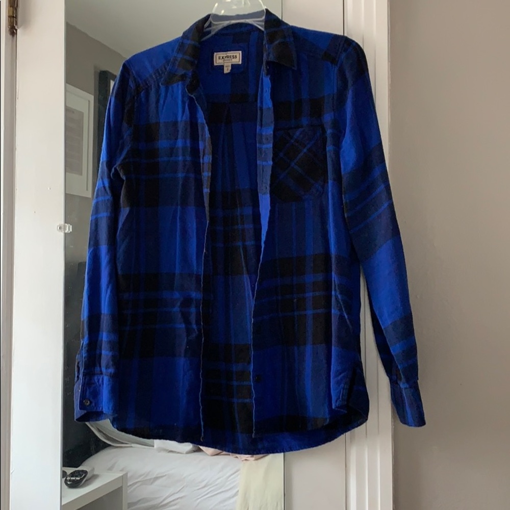 Blue flannel